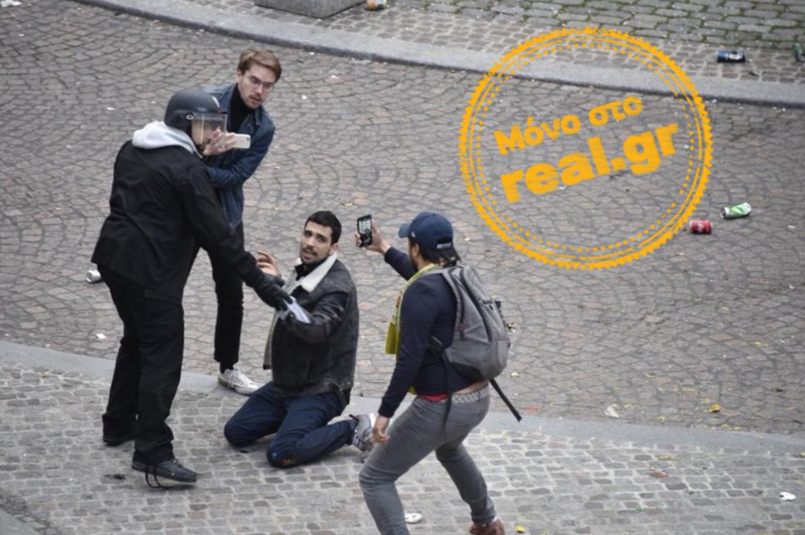 Εντοπίστηκε και θα καταθέσει στην Γαλλική Δικαιοσύνη ο Έλληνας διαδηλωτής που ξυλοκοπήθηκε από συνεργάτη του Μακρόν