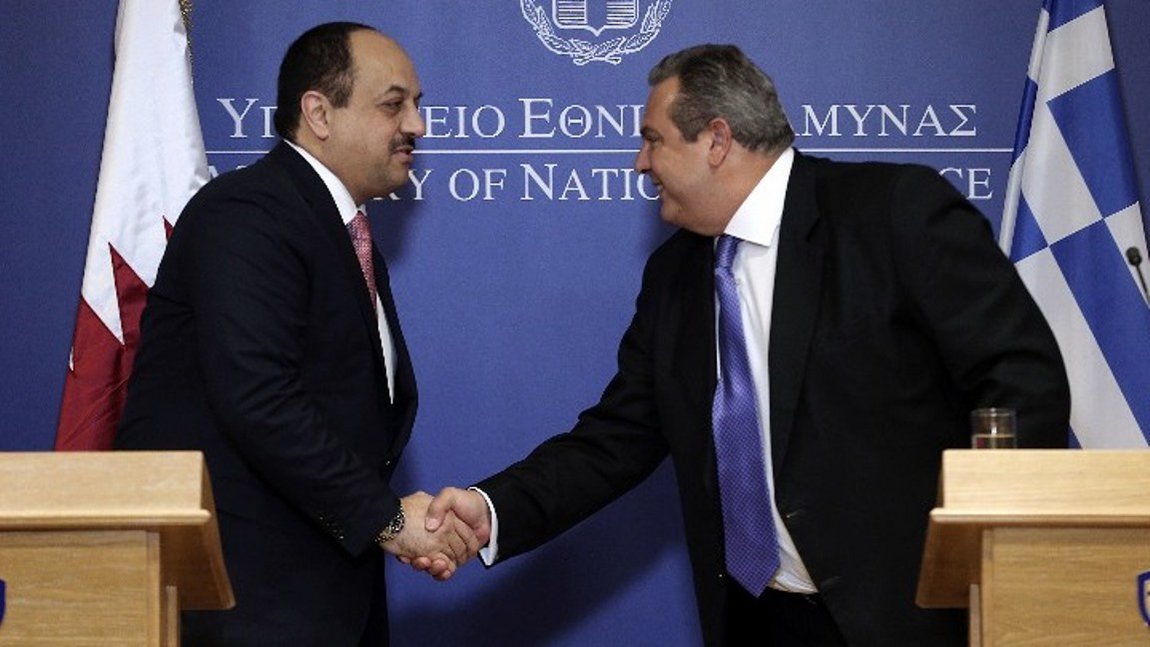 Συνάντηση των υπουργών Άμυνας Ελλάδας και Κατάρ