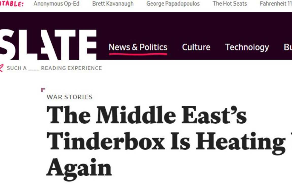 «Η πυριτιδαποθήκη της Μέσης Ανατολής είναι πάλι έτοιμη να εκραγεί»