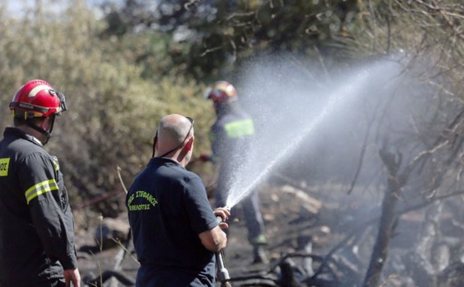 Κρήτη: Φωτιά στη Γόρτυνα Ηρακλείου 