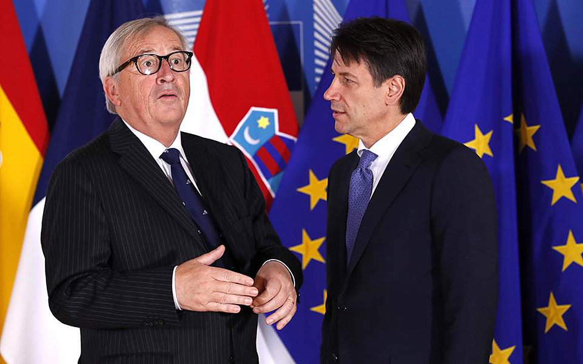 Συνάντηση Κόντε – Γιούνκερ την Τετάρτη στις Βρυξέλλες