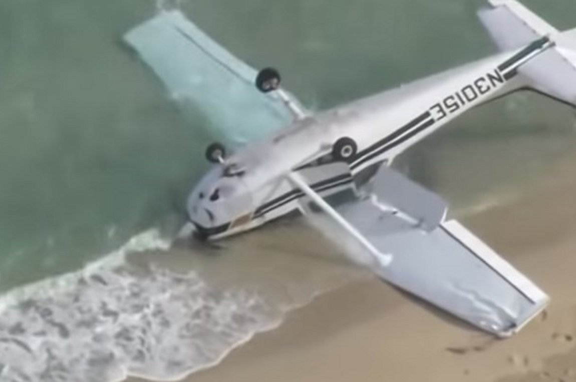 Πτώση αεροσκάφους στο Μαϊάμι – Τέσσερις τραυματίες