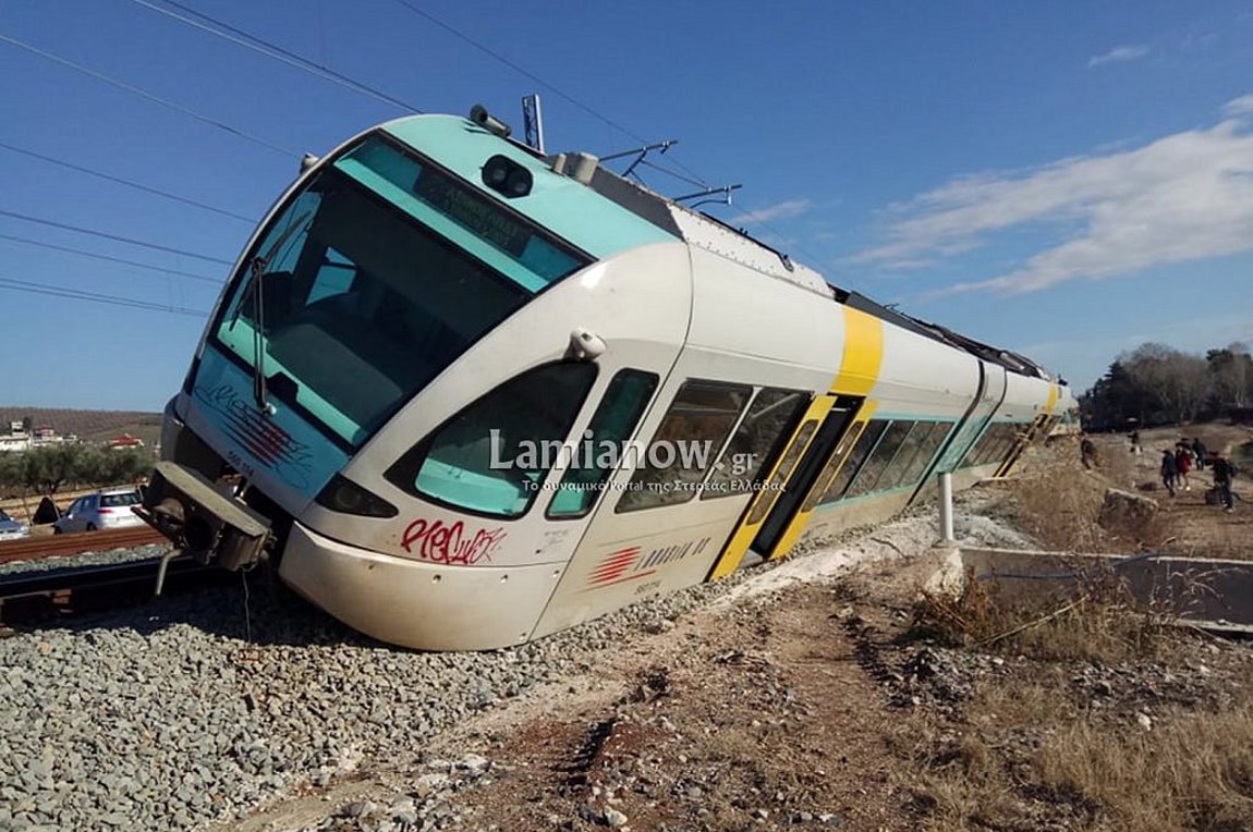 Τρένο εκτροχιάστηκε και «τούμπαρε» στο Λιανοκλάδι