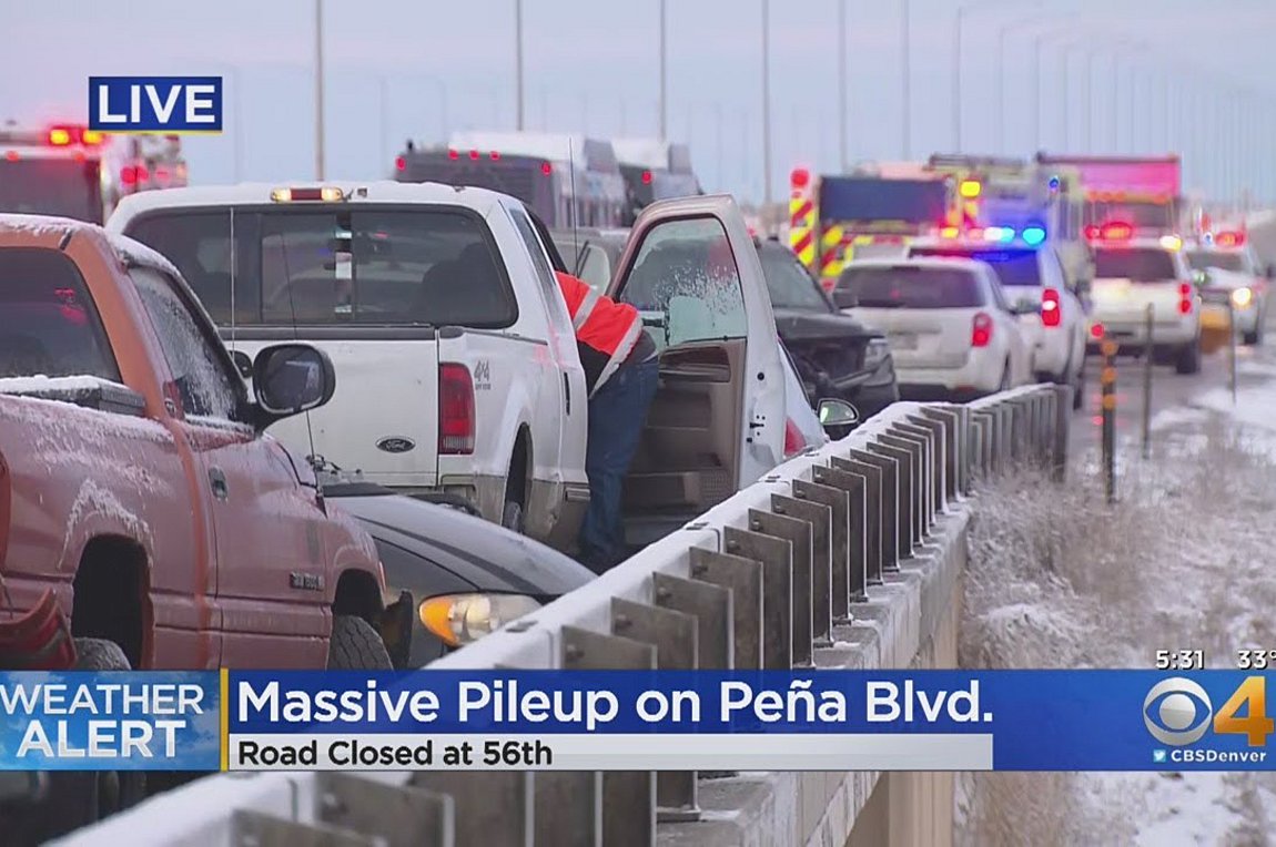 Καραμπόλα 49 αυτοκινήτων στις ΗΠΑ με 17 τραυματίες