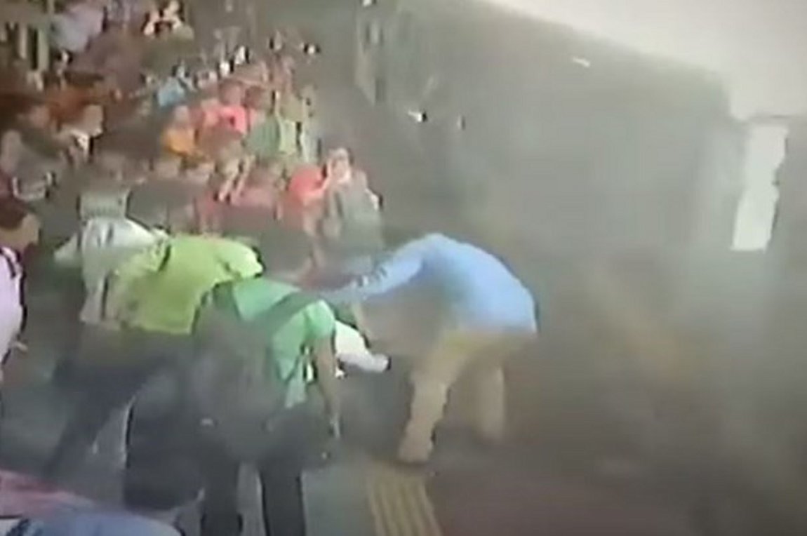 Έπεσαν από τρένο και… σώθηκαν