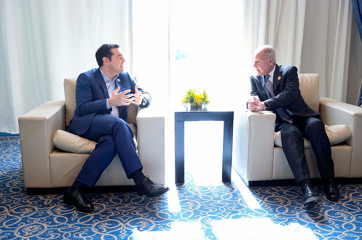 Τσίπρας: Σημαντικός ο ρόλος της Ελλάδας στον διάλογο ΕΕ-Αραβικού Συνδέσμου