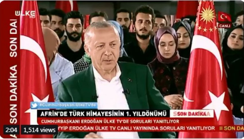 Νέο εθνικιστικό παραλήρημα από Ερντογάν – Τι είπε για την Αγιά Σοφιά