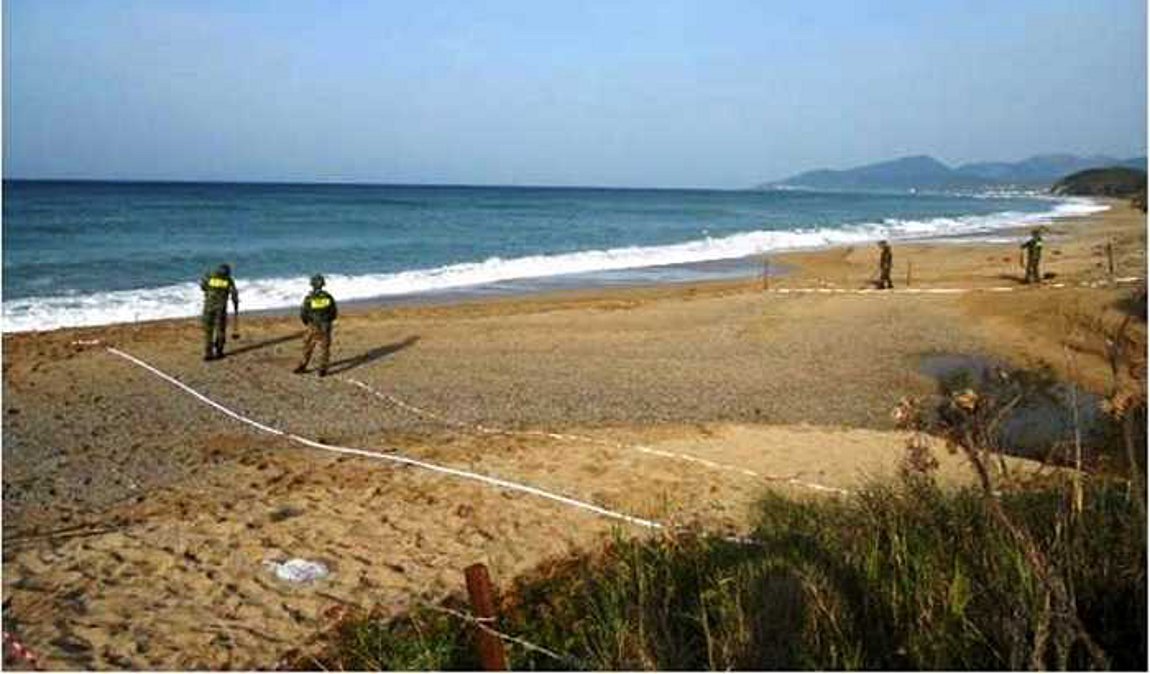 Ναρκαλιευτές στο Μονολίθι Πρέβεζας: Οι βροχές αποκάλυψαν νάρκες του Β’ Παγκοσμίου Πολέμου