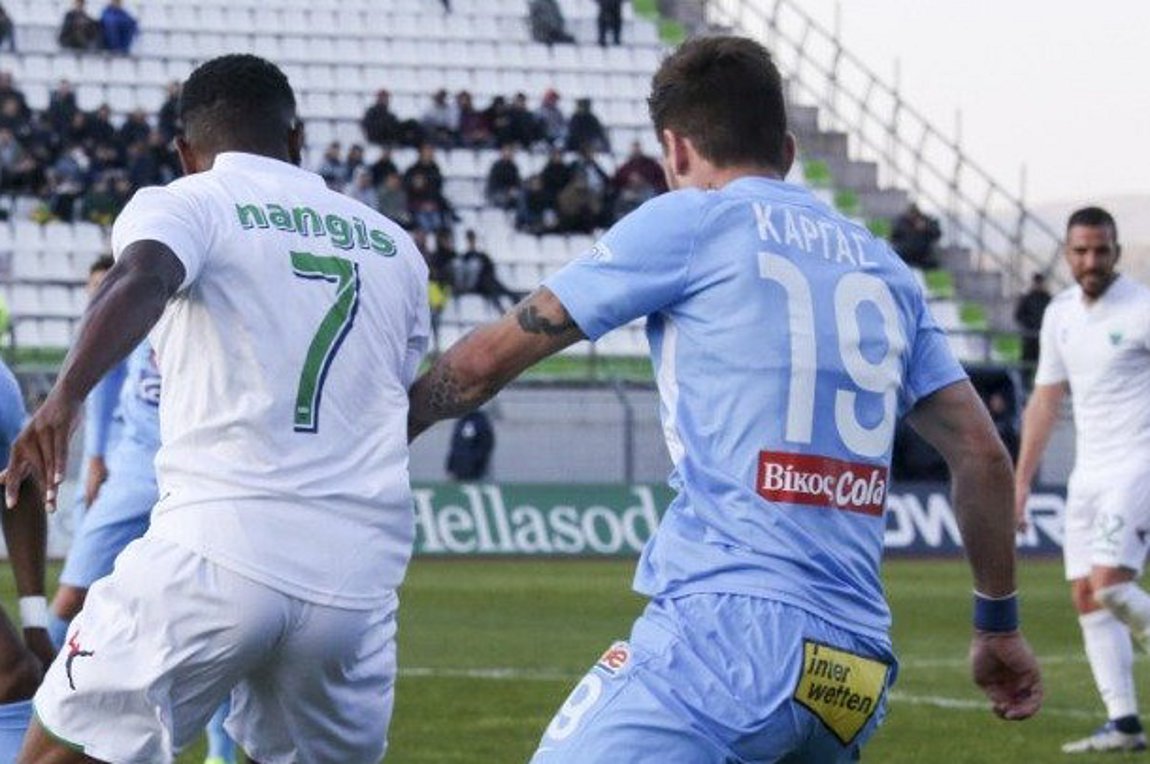 Μεγάλη νίκη του ΠΑΣ Γιάννινα 2-0 στη Λειβαδιά με παίκτη λιγότερο