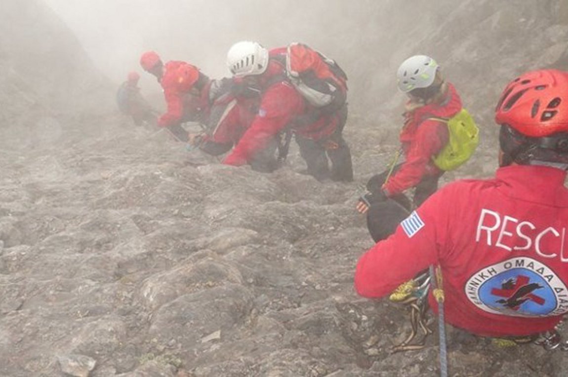 Επιχείρηση διάσωσης πεζοπόρου στην Τύμφη – Επικρατούν δυσμενείς καιρικές συνθήκες