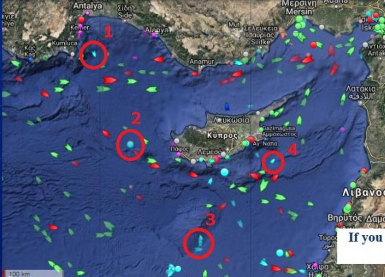 Σκηνικό έντασης από την Άγκυρα - Πορθητής, Βarbaros και πλοία υποστήριξης γύρω από την Κύπρο