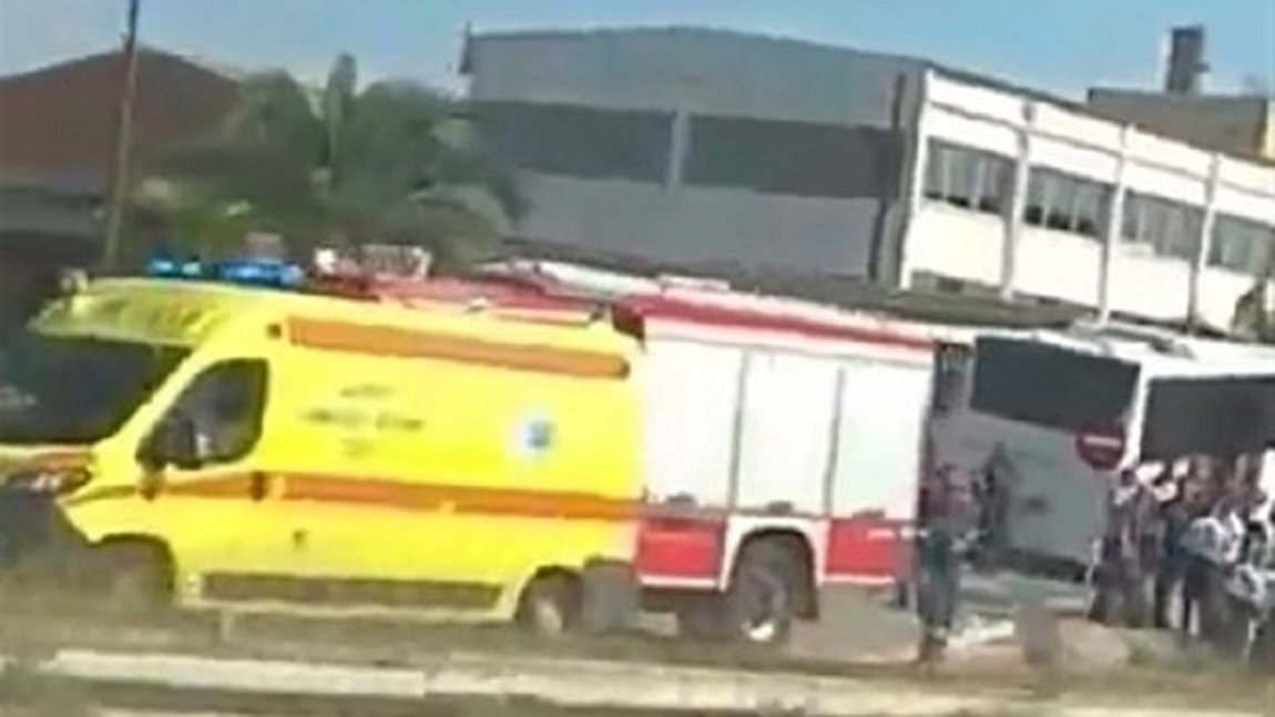 Τροχαίο με λεωφορείο των ΚΤΕΛ στη Θεσσαλονίκη – ΒΙΝΤΕΟ