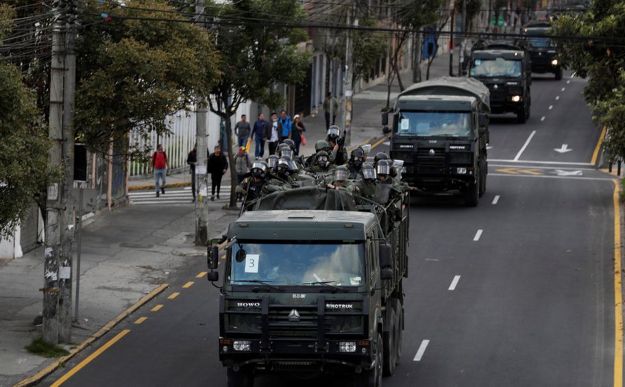 Ισημερινός: Κηρύχθηκε νέα κατάσταση έκτακτης ανάγκης σε 7 επαρχίες - Στρατός στους δρόμους