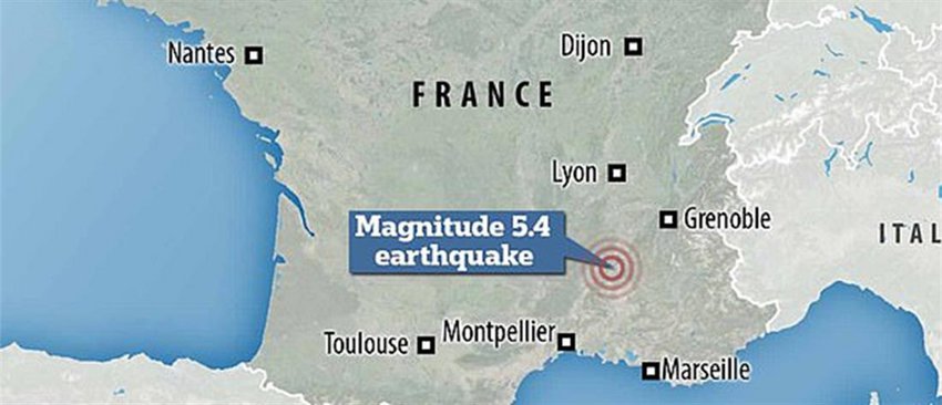 Τρόμος στην Γαλλία από τον ισχυρό σεισμό