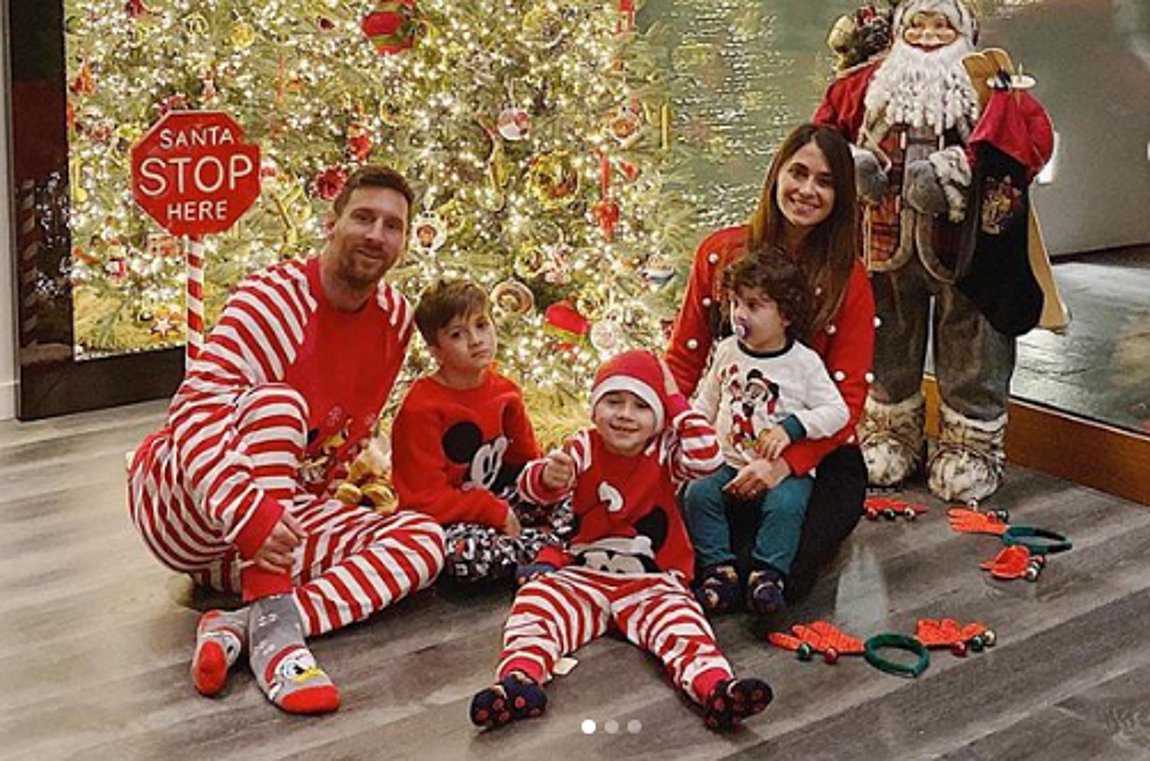 Οι χριστουγεννιάτικες ευχές της οικογένειας του Λιονέλ Μέσι