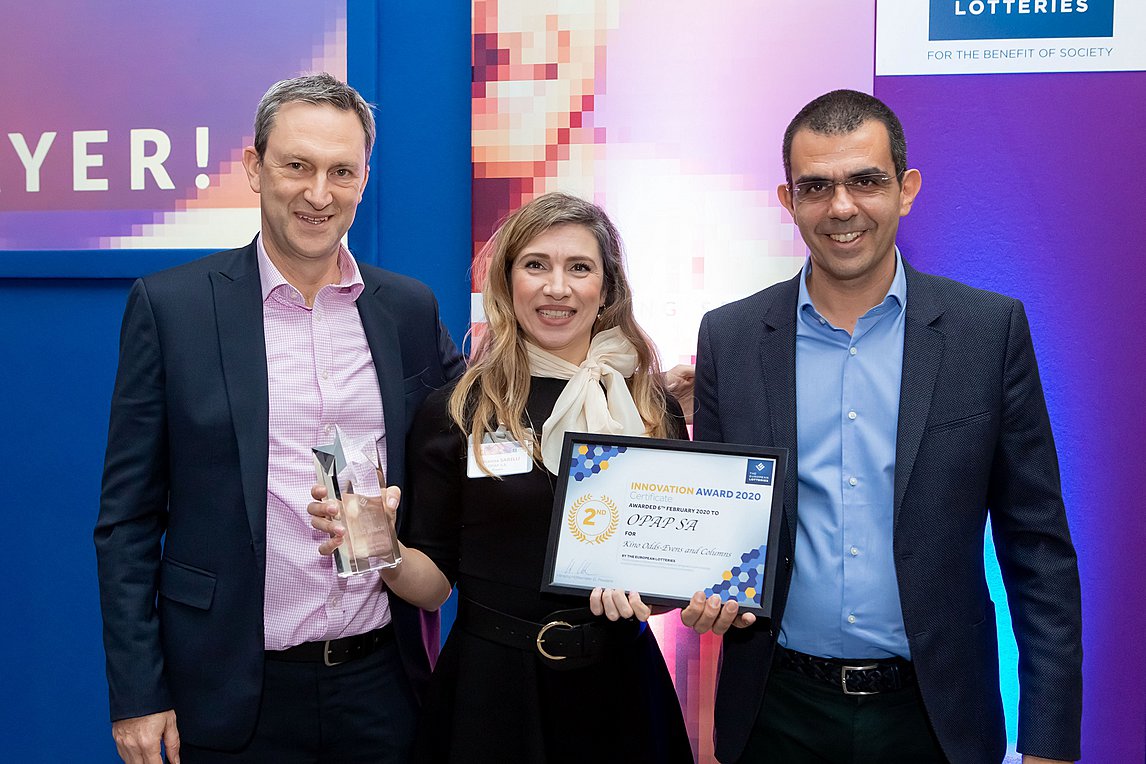Η European Lotteries βραβεύει καινοτόμα παιχνίδια του ΟΠΑΠ