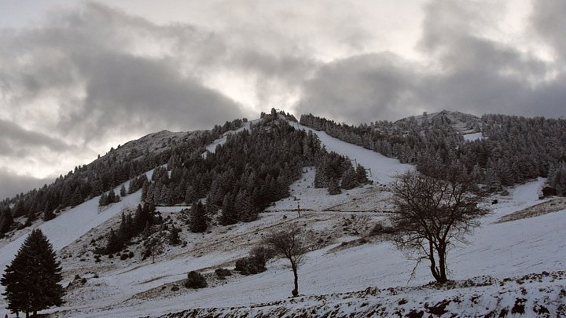 Χιονόπτωση και θερμοκρασία στο μηδέν από το πρωί στη Φλώρινα