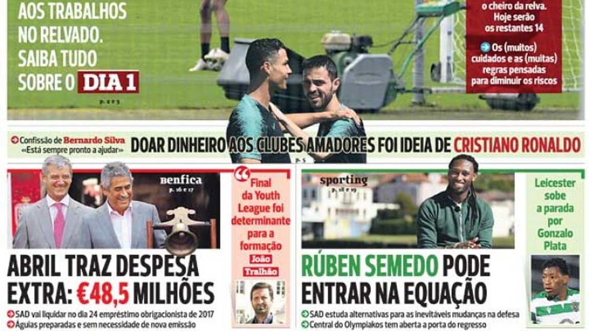 A Bola: «Ανοιχτή η πόρτα επιστροφής στη Σπόρτινγκ από Σεμέδο»