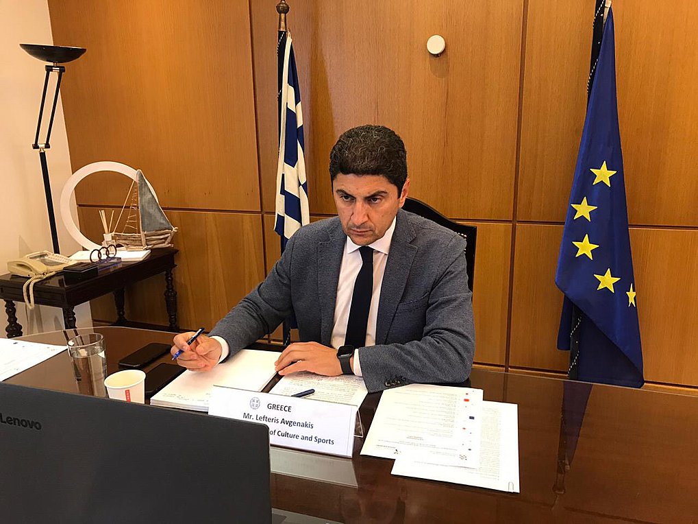 Τηλεδιάσκεψη Αυγενάκη με τους υπ. Αθλητισμού της ΕΕ: Επανεκκίνηση με κοινό βηματισμό