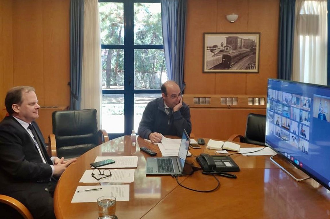 Τηλεδιάσκεψη για το επιχειρησιακό σχέδιο επανεκκίνησης του ΟΑΣ Θεσσαλονίκης