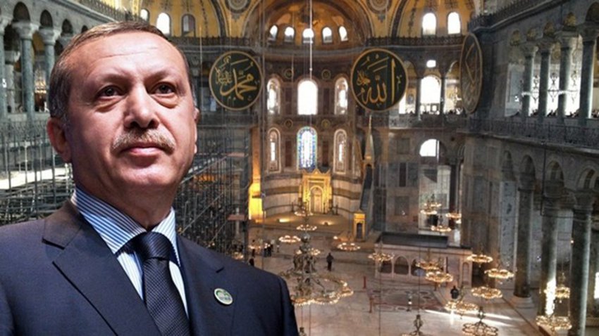 Ερντογάν: Δικαίωμά μας να κάνουμε τζαμί την Αγία Σοφία - Στις 24 Ιουλίου η πρώτη προσευχή
