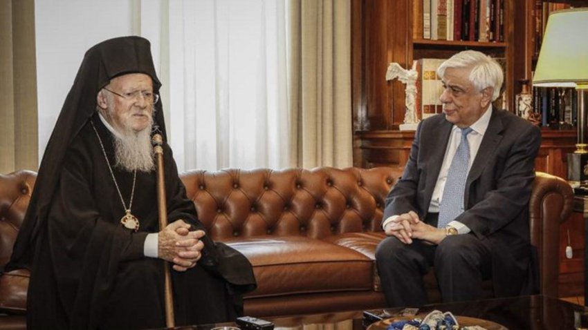 Αγία Σοφία: Τηλεφωνική επικοινωνία Παυλόπουλου με τον Οικουμενικό Πατριάρχη Βαρθολομαίο