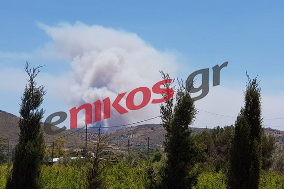 Λαύριο: Νέες εικόνες από τη μεγάλη φωτιά