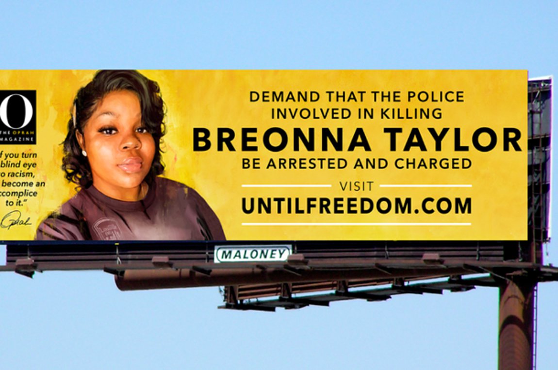 Η Όπρα Γουίνφρεϊ εντείνει την εκστρατεία για τη Μπριόνα Τέιλορ