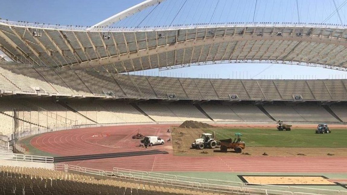 Αλλάζει ο χλοοτάπητας στο ΟΑΚΑ