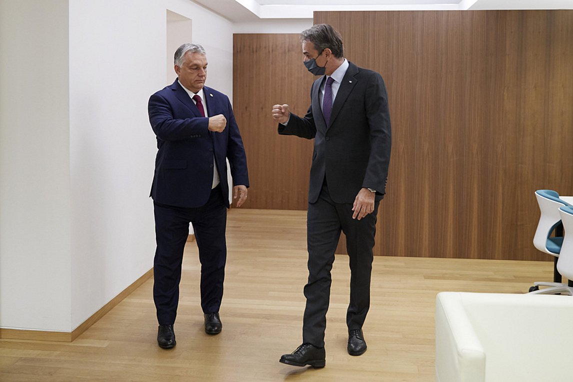 Συνάντηση Μητσοτάκη – Όρμπαν