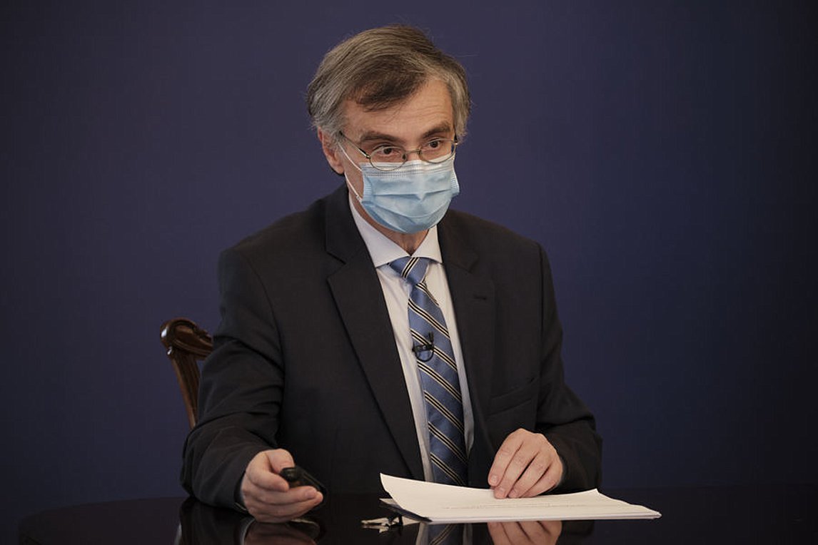 Επιστρέφει ο Σωτήρης Τσιόδρας με έκτακτη ενημέρωση για την πανδημία