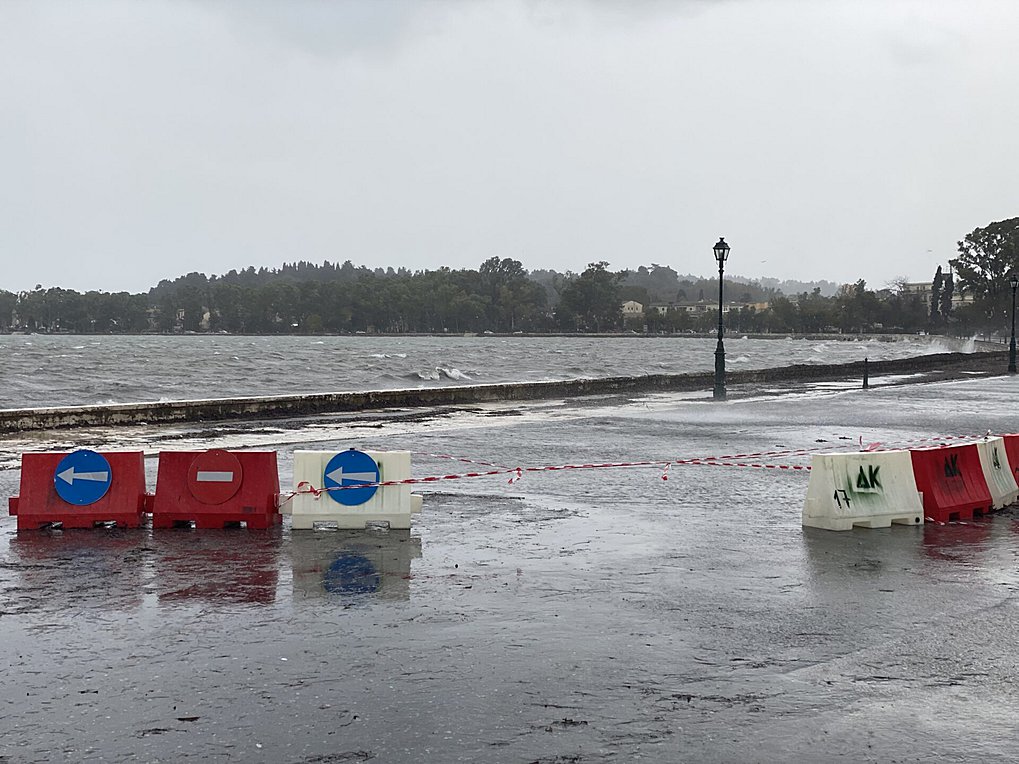 Κέρκυρα: Προβλήματα στο νησί προκάλεσε η κακοκαιρία