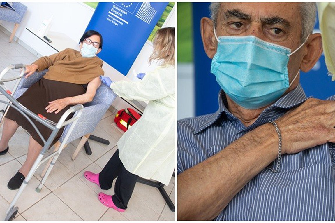 Κορωνοϊός: Οι πρώτοι εμβολιασμοί στην Κύπρο