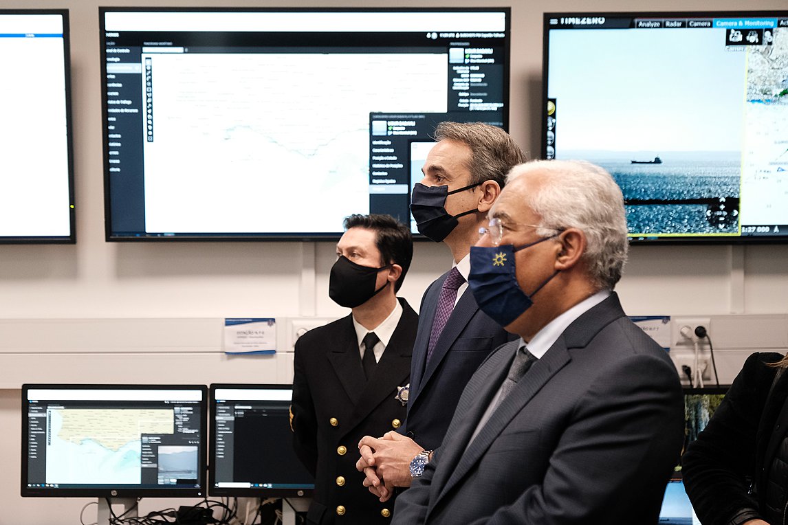 O Μητσοτάκης στην Πορτογαλική Ακτοφυλακή: «Από τα καλύτερα παραδείγματα πραγματικής αλληλεγγύης»