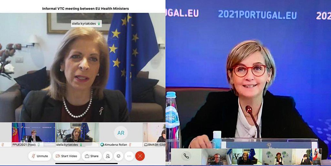 Τηλεδιάσκεψη Υπουργών Υγείας ΕΕ – Επίτροπος Κυριακίδου: Γυρίζουμε σελίδα