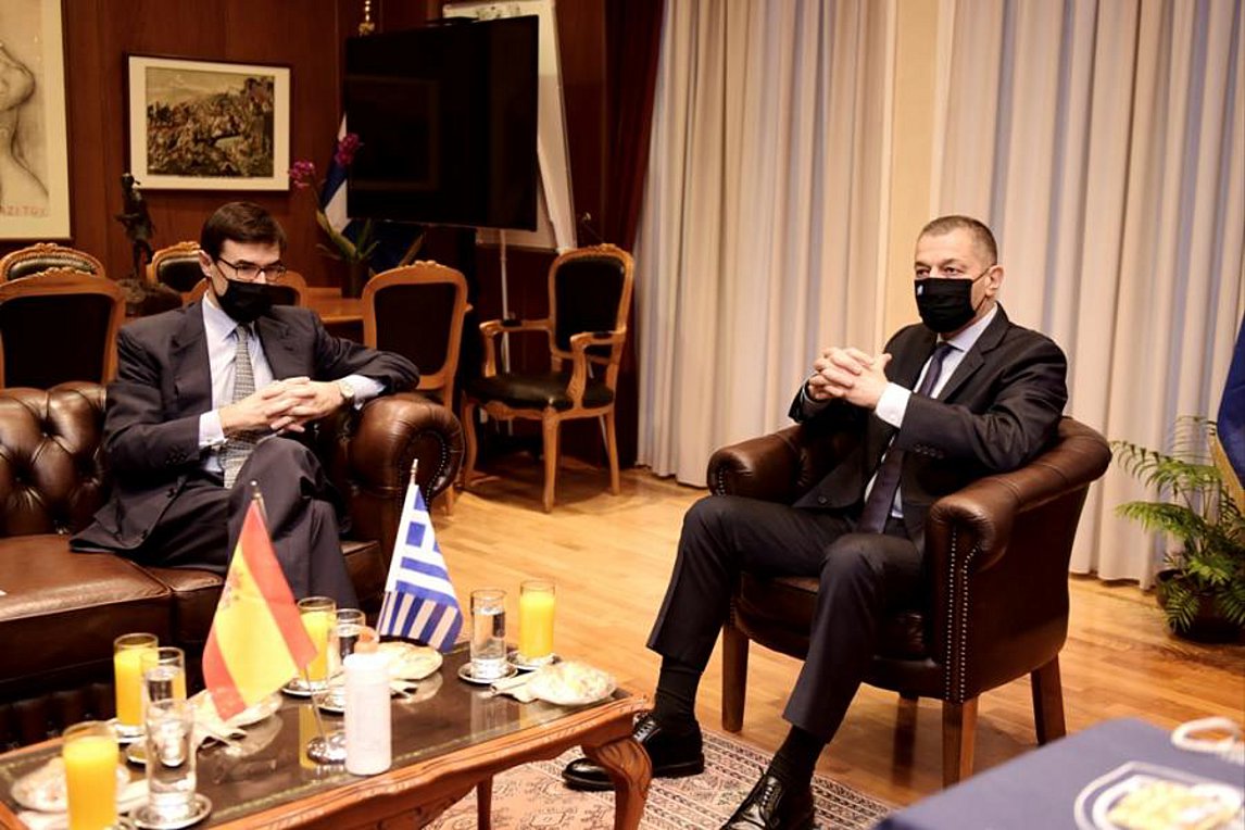 Συνάντηση Στεφανή με τον Ισπανό υφυπουργό Εξωτερικών, αρμόδιο για θέματα ΕΕ