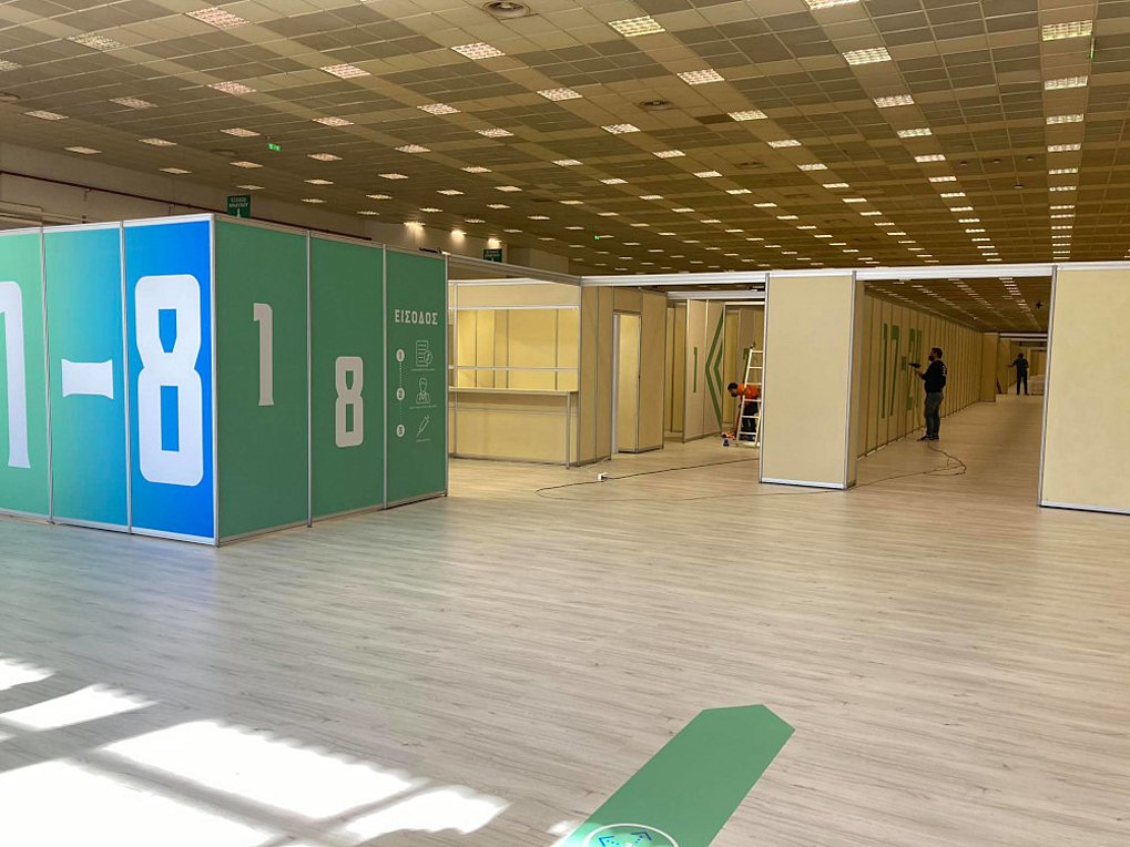 Έτοιμο στα τέλη Φεβρουαρίου το εμβολιαστικό κέντρο της ΔΕΘ – Επίσκεψη Χαρδαλιά