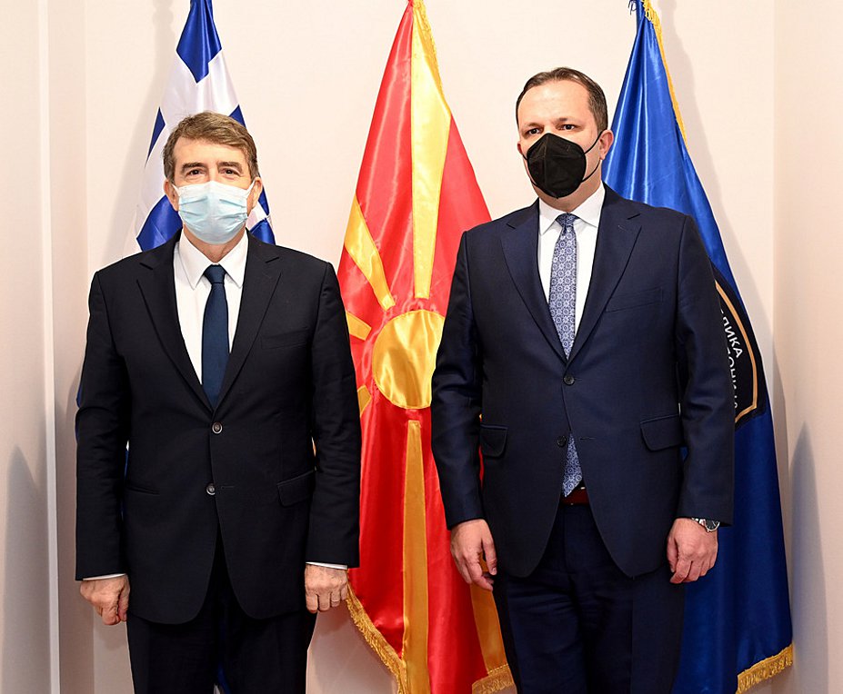 Επίσκεψη Χρυσοχοΐδη στη Βόρεια Μακεδονία – Συνάντηση με Ζάεφ και Σπάσοφσκι