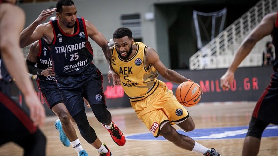 «Επτάψυχη» η ΑΕΚ – Επικράτησε με 77-68 της Στρασμπούρ