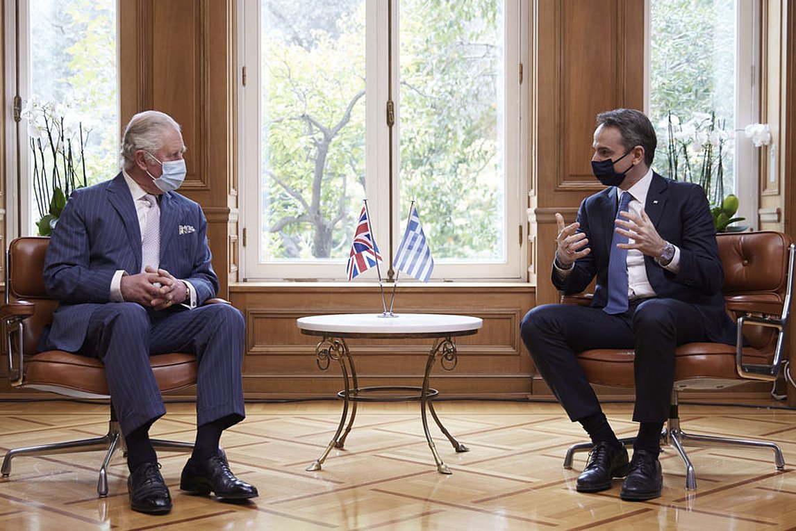 Ο διάλογος του πρωθυπουργού με τον πρίγκιπα της Ουαλίας στο Μαξίμου – ΒΙΝΤΕΟ