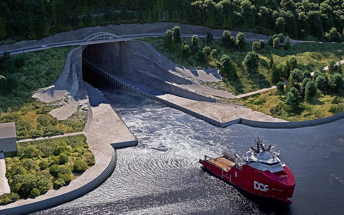 Αυτό θα είναι το πρώτο τούνελ για πλοία στον κόσμο – ΒΙΝΤΕΟ