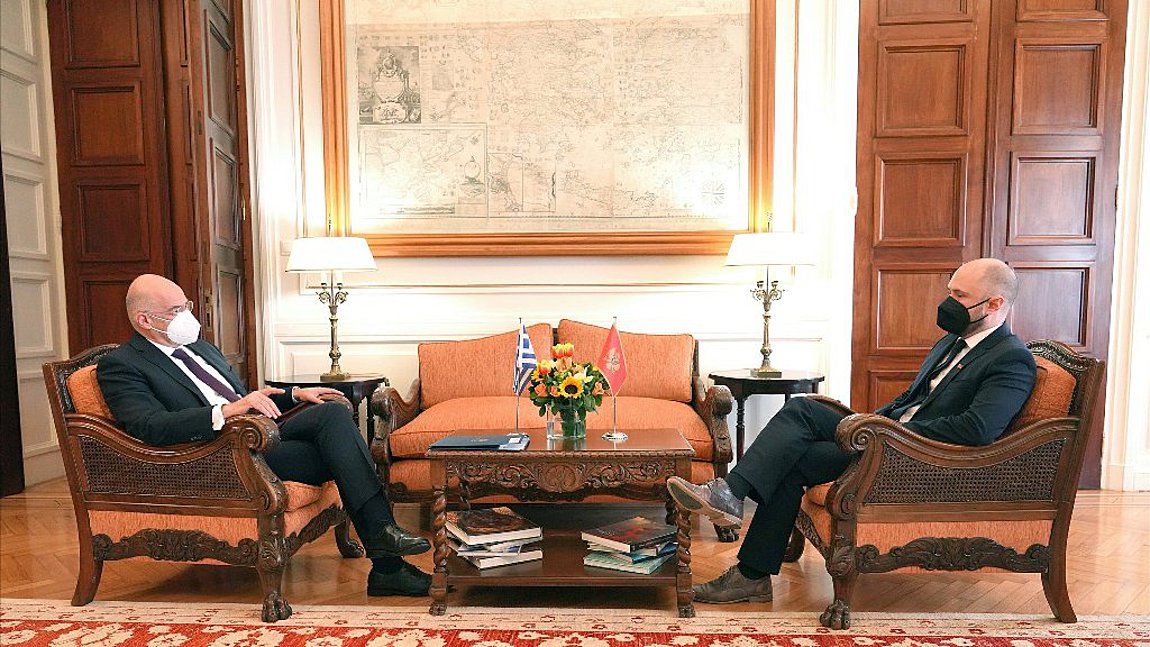 Συνάντηση Δένδια με τον ΥΠΕΞ του Μαυροβουνίου – Τι συζήτησαν