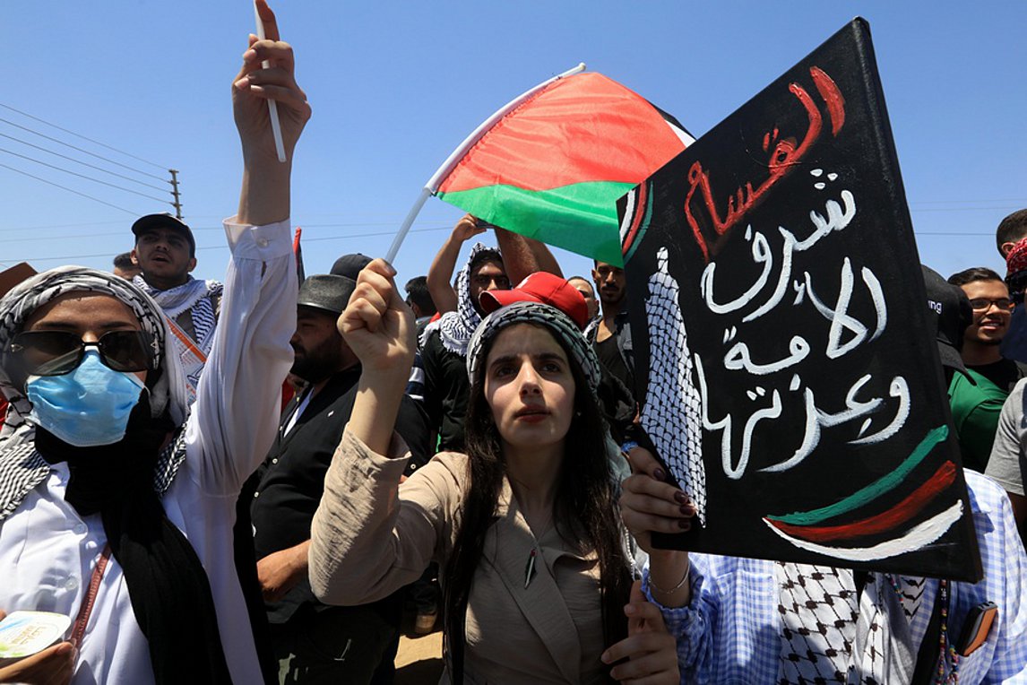 Χιλιάδες Ιορδανοί στους δρόμους σε διαδηλώσεις αλληλεγγύης προς τους Παλαιστινίους