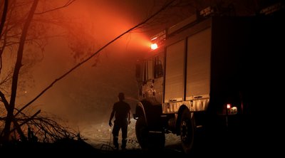 Ηράκλειο: Υπό έλεγχο η φωτιά στα Πραιτώρια Μονοφατσίου