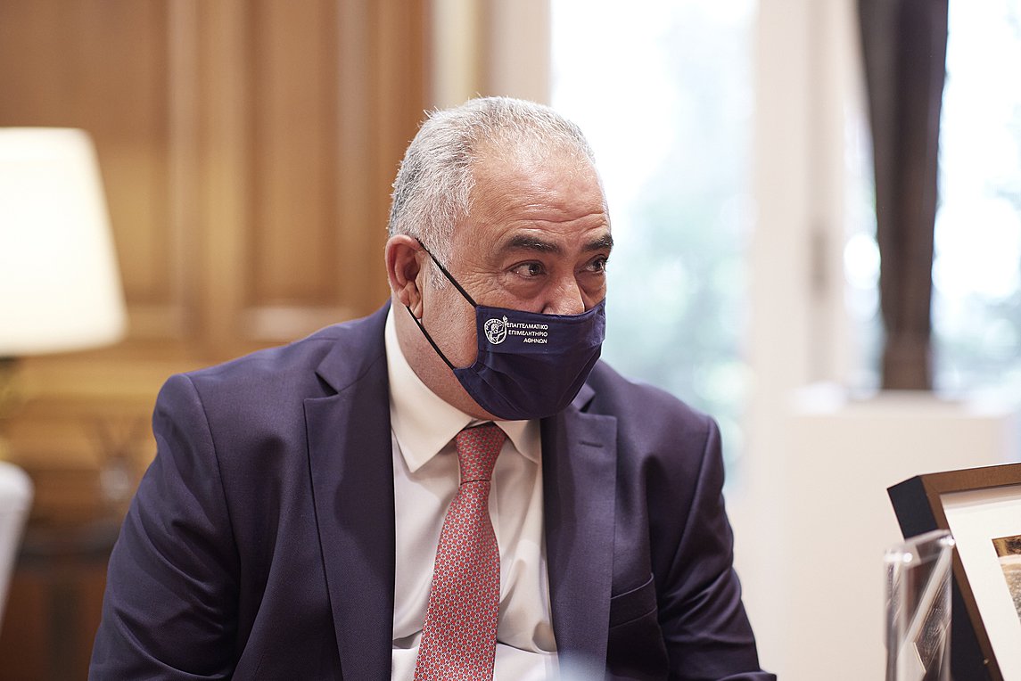 Συνάντηση με τον Δημήτρη Κουτσούμπα είχε ο πρόεδρος της ΚΕΕΕ, Γιάννης Χατζηθεοδοσίου