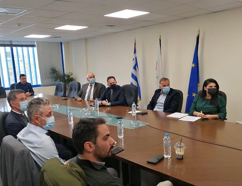 Επίσκεψη εργασίας του Στέλιου Πέτσα, στην Ελληνική Εταιρεία Τοπικής Ανάπτυξης και Αυτοδιοίκησης