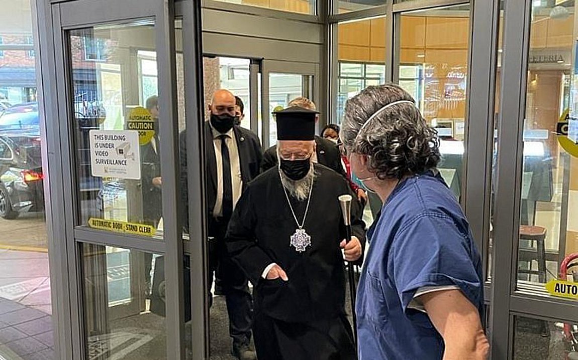 ΗΠΑ: Εξιτήριο από το νοσοκομείο πήρε ο Οικουμενικός Πατριάρχης