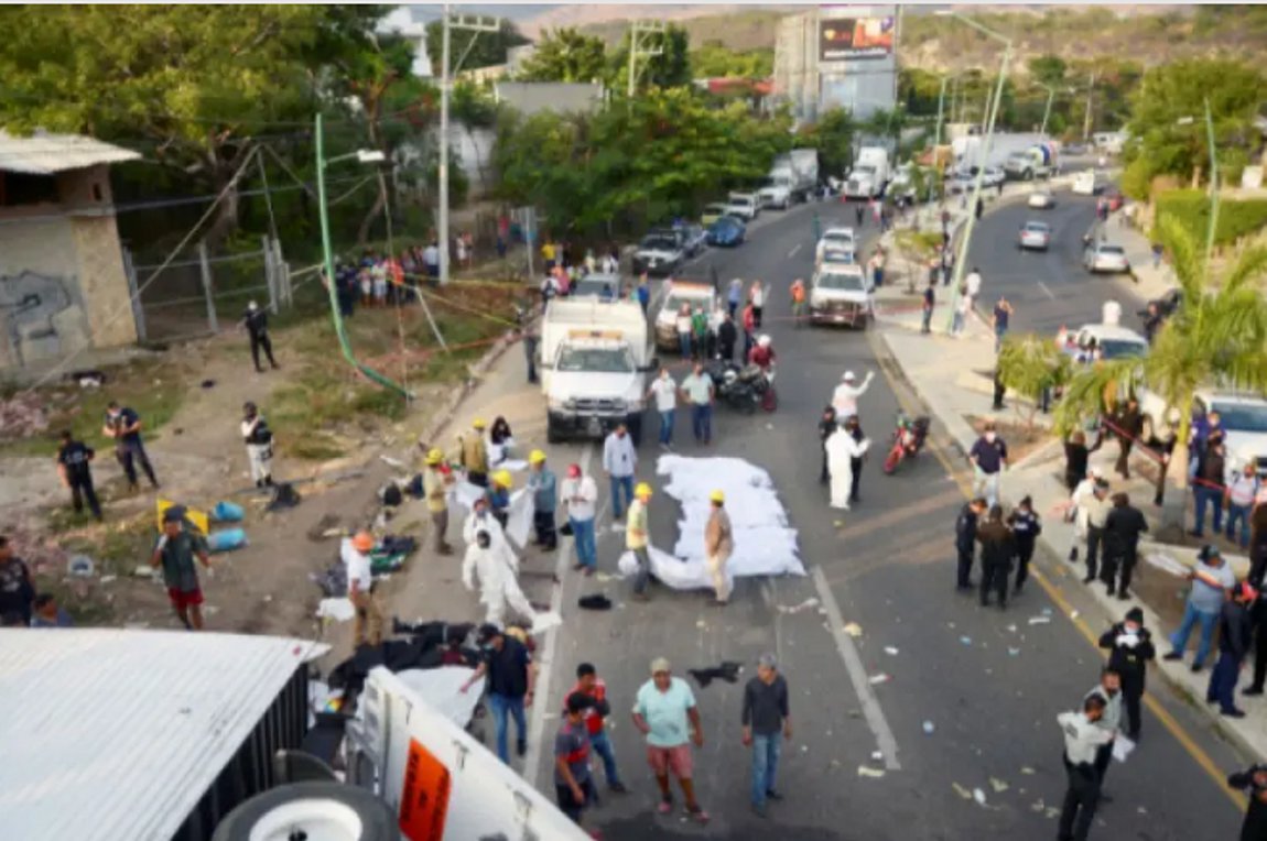 Τραγωδία στο Μεξικό: Τουλάχιστον 53 μετανάστες νεκροί σε τροχαίο – ΒΙΝΤΕΟ