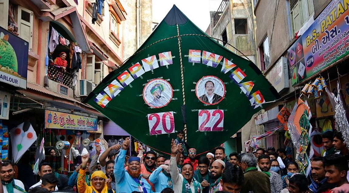 Η Ινδία υποδέχτηκε το 2022 – Βίντεο