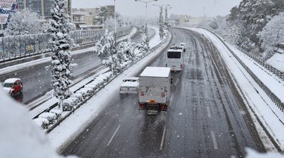 Κακοκαιρία «Ελπίς»: Άρση της απαγόρευσης κυκλοφορίας βαρέων οχημάτων στην Αθηνών – Λαμίας